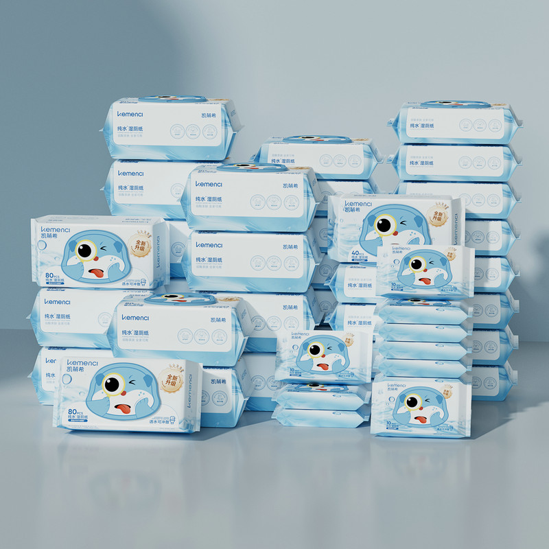 Large Pack Pure Water Wet Toilet Paper